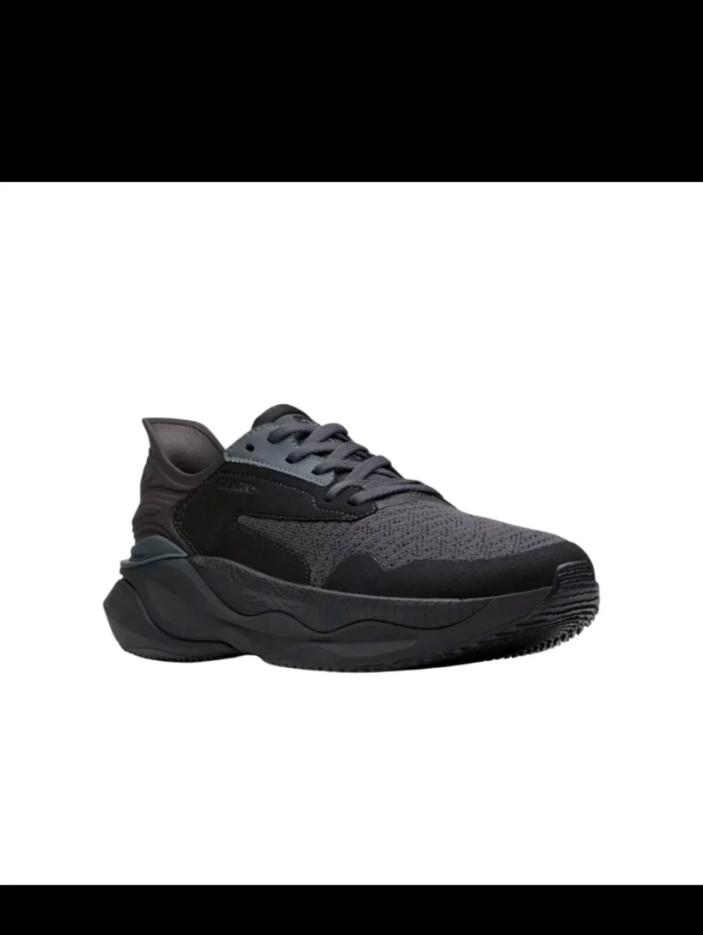 Clarks Pace Men's Podiatrist Approved Walking Shoes - Black